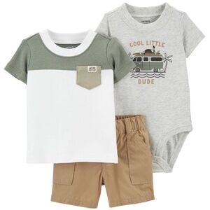 Carter's Bundle Baby Boy Matching Set 9M Summer